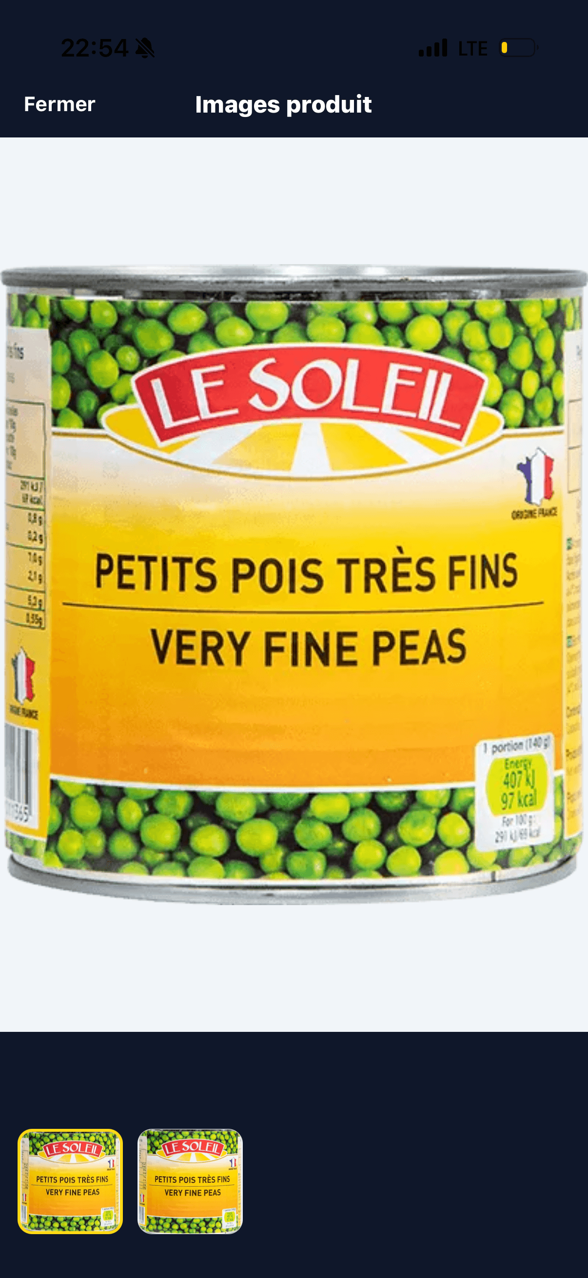 Petit pois grand